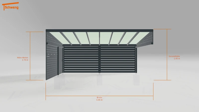 #DE Schweng Pultdachcarport S350 (ID mj29v3) #MTG
