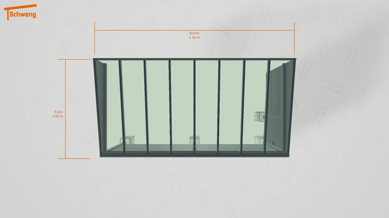 #DE Schweng Pultdachcarport S350 (ID mj29v3) #MTG