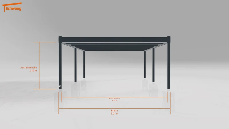 #DE Schweng Flachdachcarport C600 (ID zbw27m) #MTG