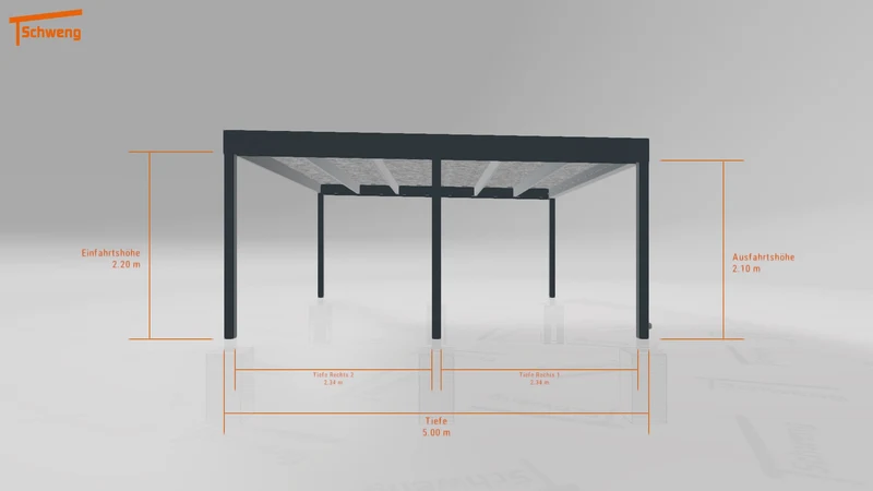 #DE Schweng Flachdachcarport C600 (ID zbw27m) #MTG