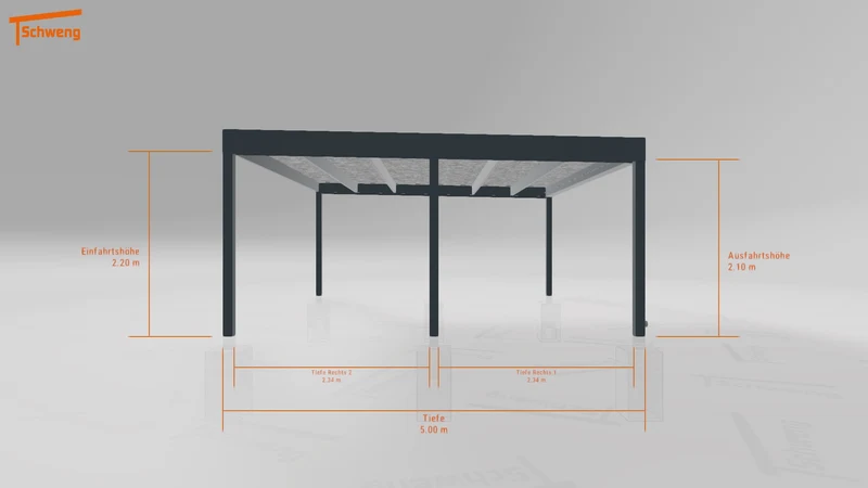 #DE Schweng Flachdachcarport C600 (ID 77bjzz) #MTG
