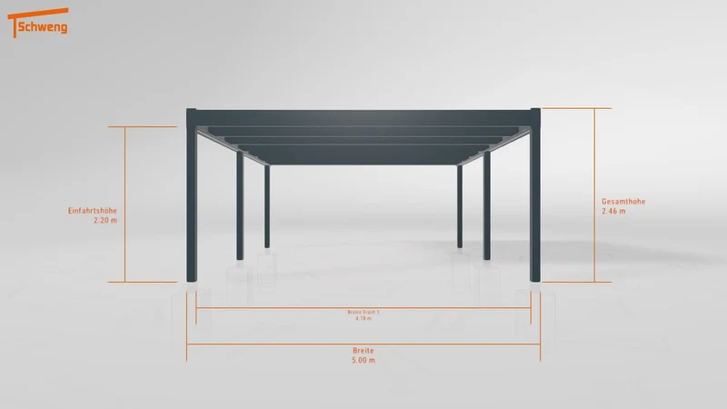 #DE Schweng Flachdachcarport C600 (ID ygjv4b) #MTG