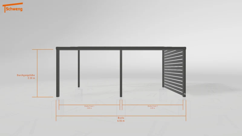 #DE Schweng Pultdachcarport S350 (ID 33j5xp) #MTG