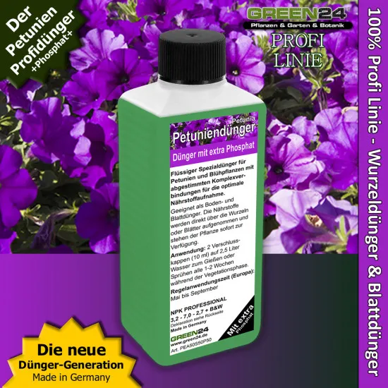 Petunien-Dünger mit extra Phosphat