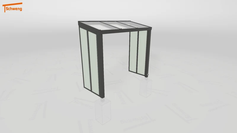 #DE Schweng Terrassenüberdachung S350 (ID rjnmxz)