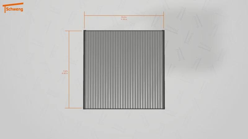 #AT Schweng Flachdachcarport C600 (ID bkpmrr)