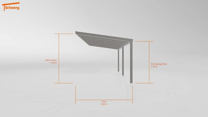 #DE Schweng Terrassenüberdachung S350 (ID mj2gvz)