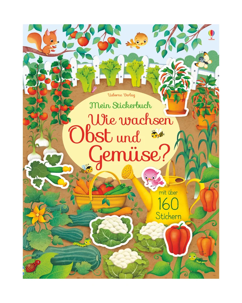 Mein erstes Stickerbuch | Wie wachsen Obst und Gemüse ab 4 Jahren