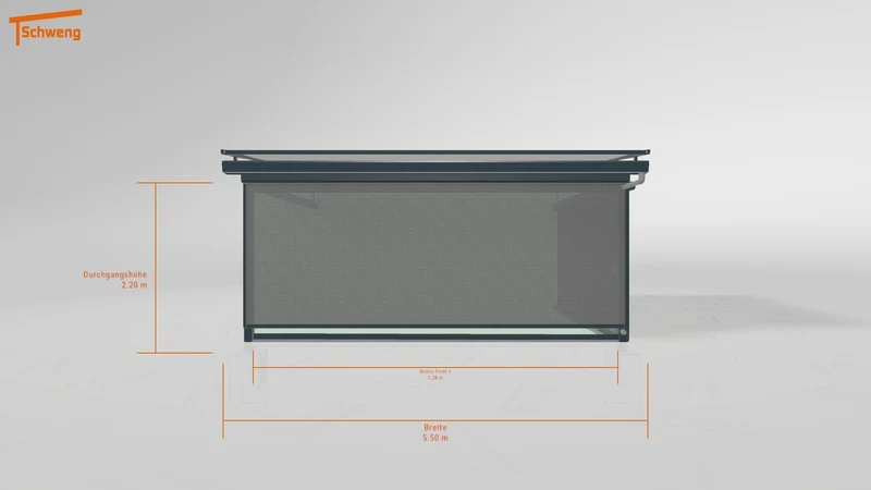 #DE Schweng Terrassenüberdachung S400 (ID 42wm3m)