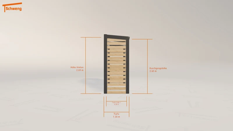 #DE Schweng Terrassenüberdachung S350 (ID rj5qbm)