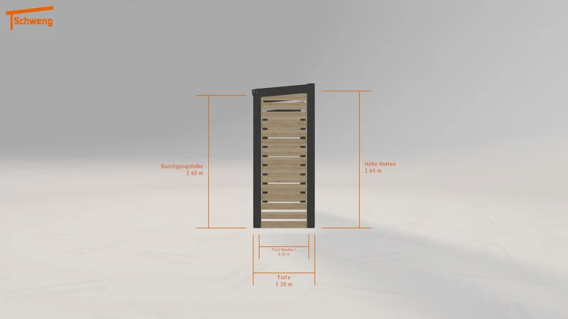 #DE Schweng Terrassenüberdachung S350 (ID rj5qbm)
