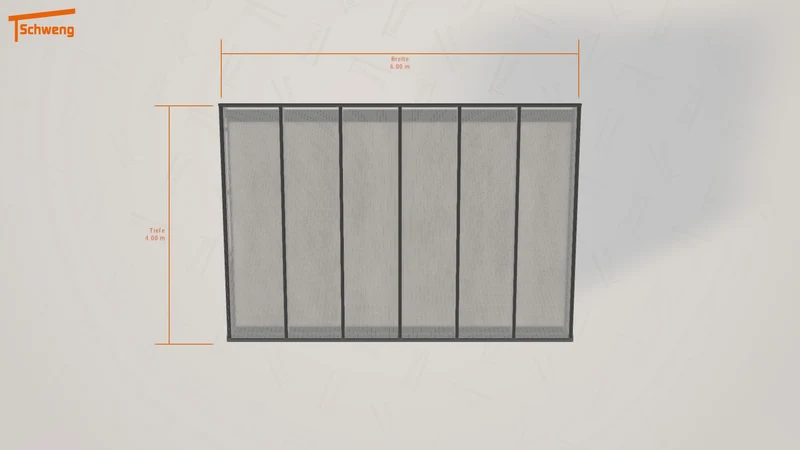 #DE Schweng Terrassenüberdachung S400 (ID k2qx7j)