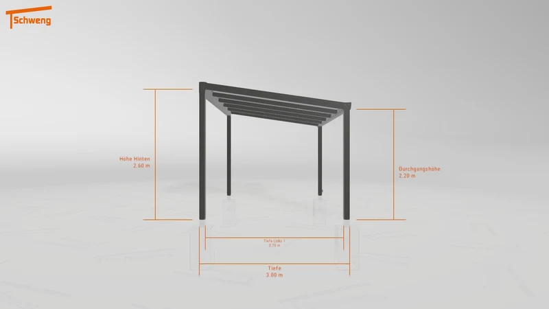 #DE Schweng Terrassenüberdachung S400 (ID 9wvz2p)