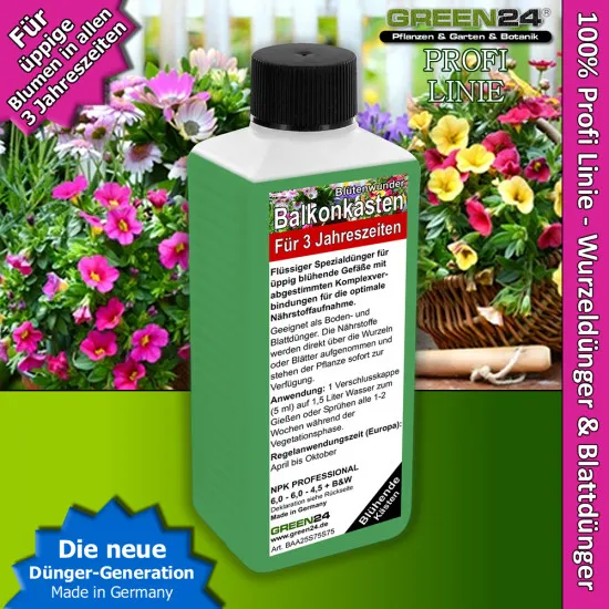 Balkonkasten-Dünger für drei Jahreszeiten