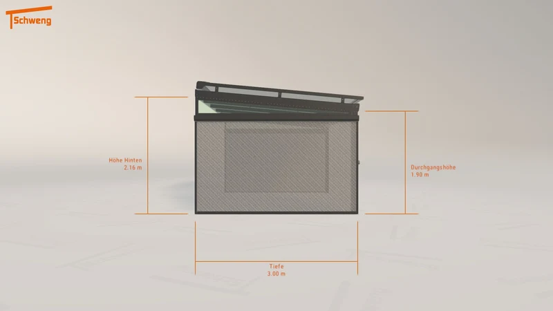 #DE Schweng Terrassenüberdachung S400 (ID ygyp4g)
