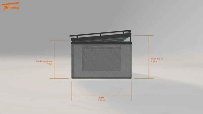 #DE Schweng Terrassenüberdachung S400 (ID ygyp4g)