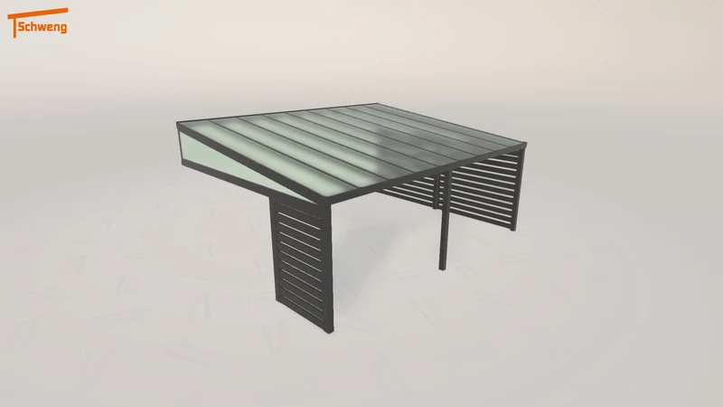 #DE Schweng Pultdachcarport S400 (ID rj5q9m)