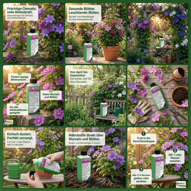 Clematis-Dünger