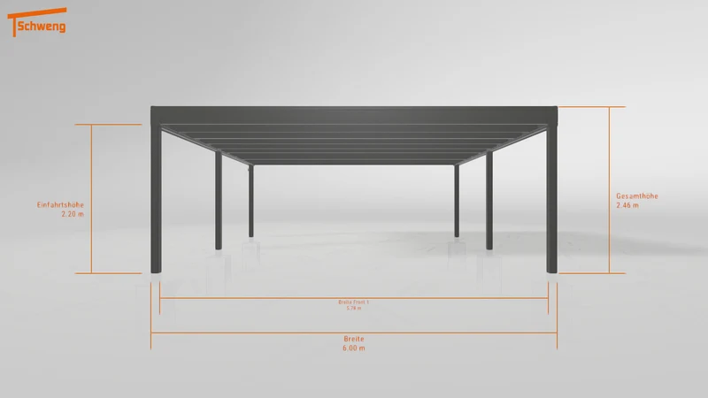 #DE Schweng Flachdachcarport C600+ (ID 2q8ydg) #MTG
