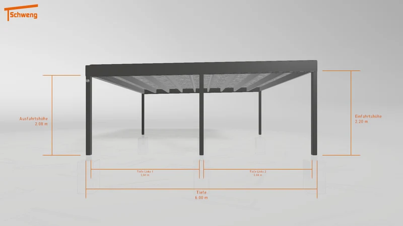 #DE Schweng Flachdachcarport C600+ (ID 2q8ydg) #MTG