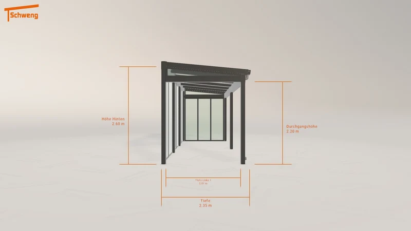 #DE Schweng Terrassenüberdachung S350 (ID 2q5ryj)