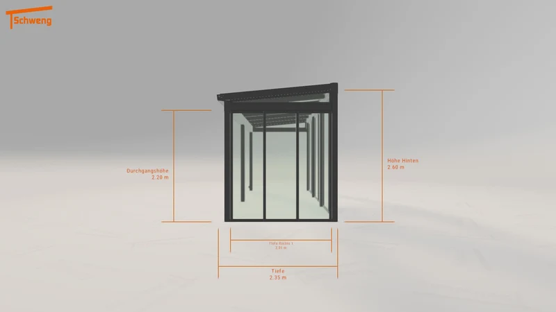 #DE Schweng Terrassenüberdachung S350 (ID 2q5ryj)