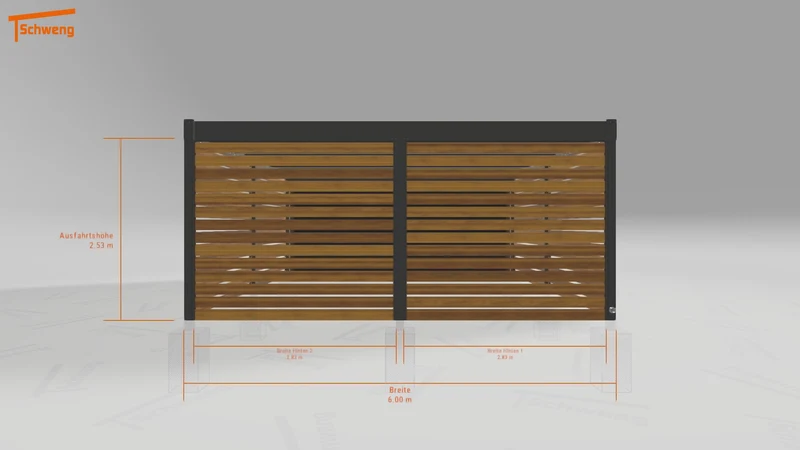 #DE Schweng Flachdachcarport C600+ (ID pbp72b)