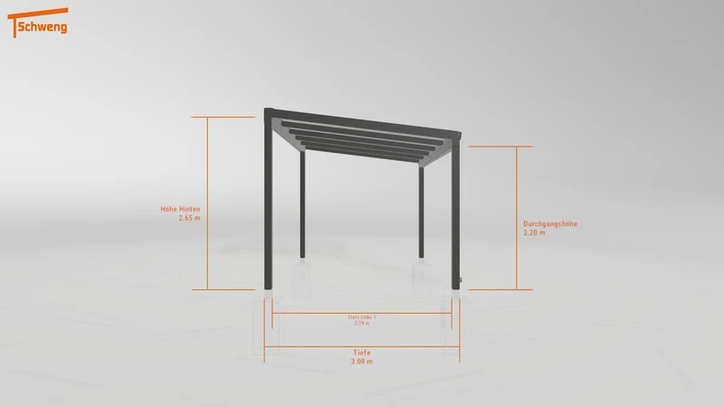 #DE Schweng Terrassenüberdachung S350 (ID mj29yz)
