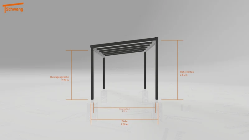 #DE Schweng Terrassenüberdachung S350 (ID mj29yz)