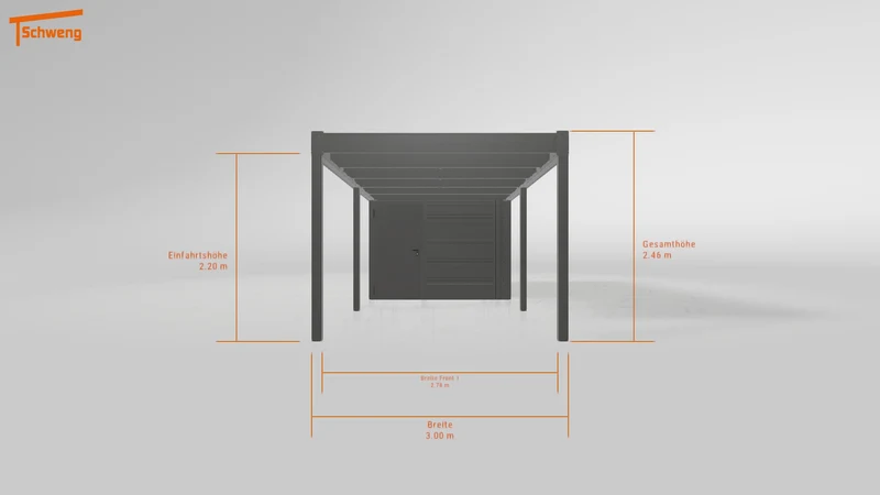 #DE Schweng Flachdachcarport C600 (ID x788g8) #MTG