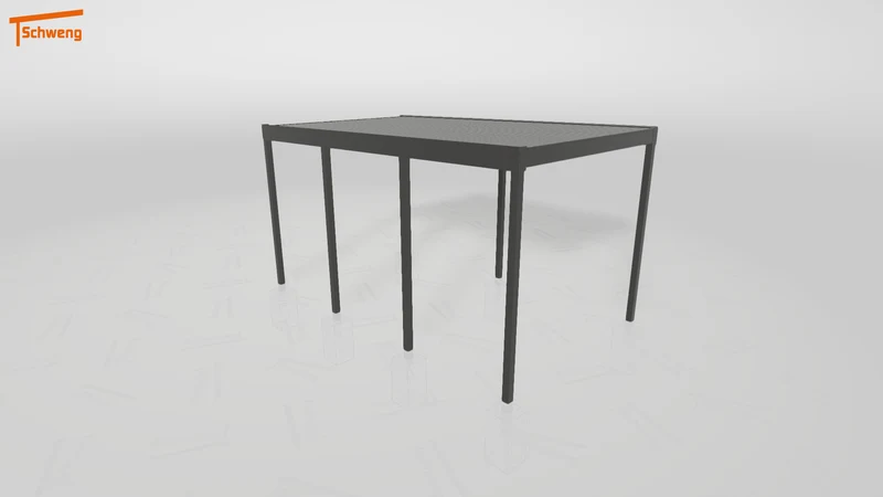 #DE Schweng Flachdachcarport C600 (ID 77bbk5)