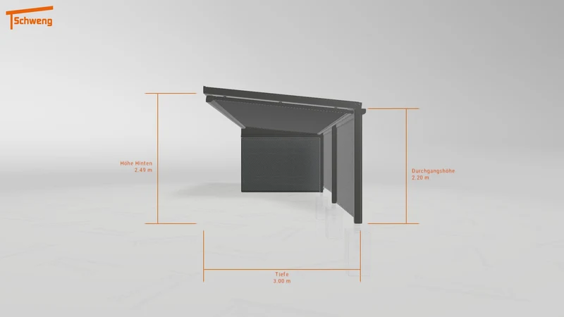 #DE Schweng Terrassenüberdachung S350 (ID 33jjby)