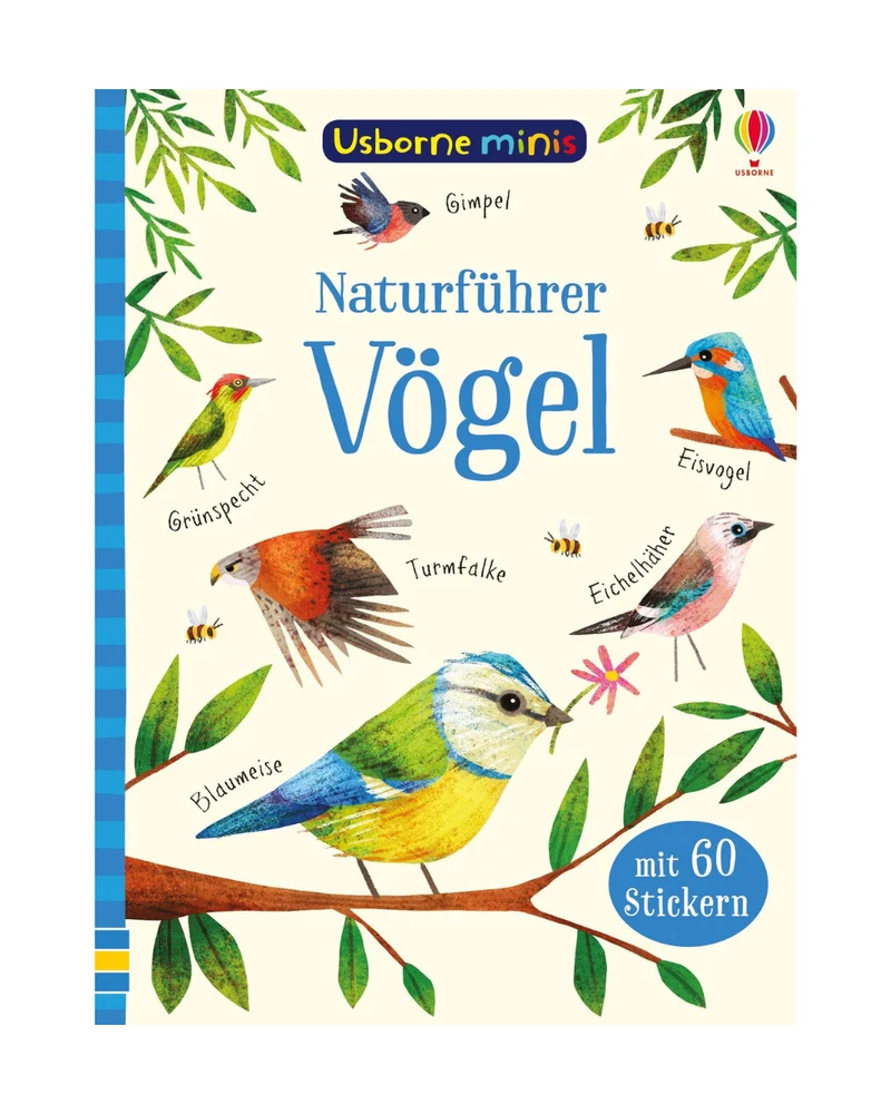 Usborne Minis | Naturführer Vögel mit 60 Stickern