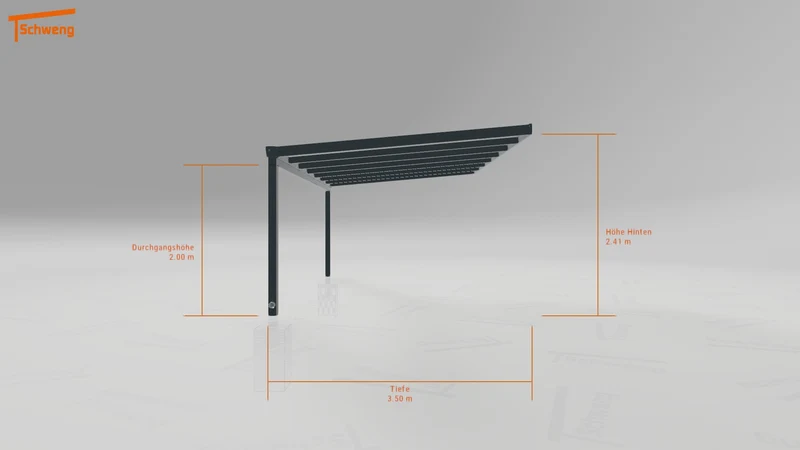 #DE Schweng Terrassenüberdachung S400 (ID bkpp43)