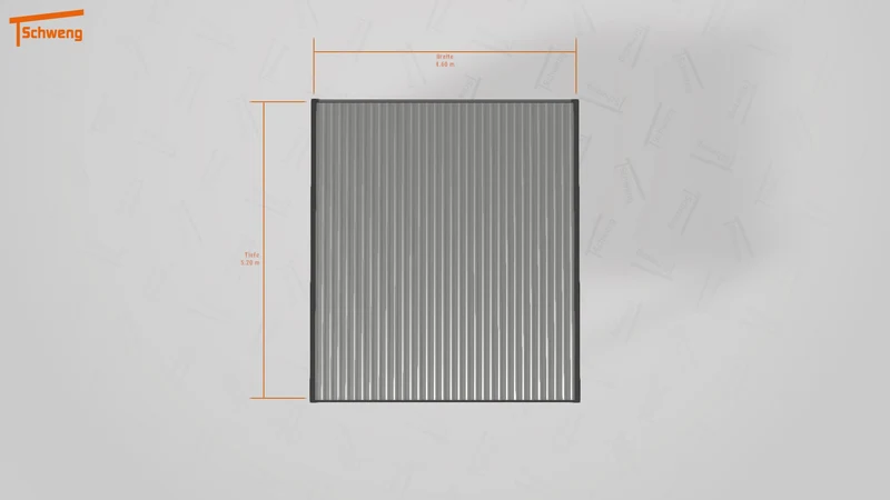 #DE Schweng Flachdachcarport C600 (ID jj884y)