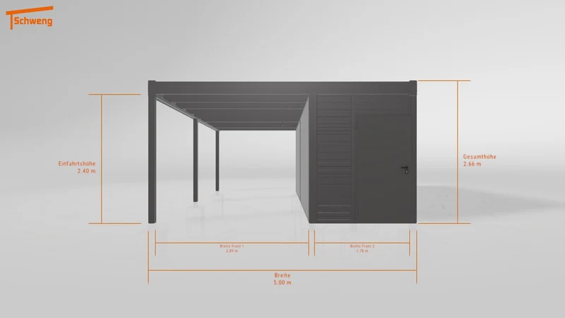 #DE Schweng Flachdachcarport C600 (ID jj84qb) #MTG