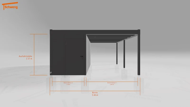 #DE Schweng Flachdachcarport C600 (ID jj84qb) #MTG
