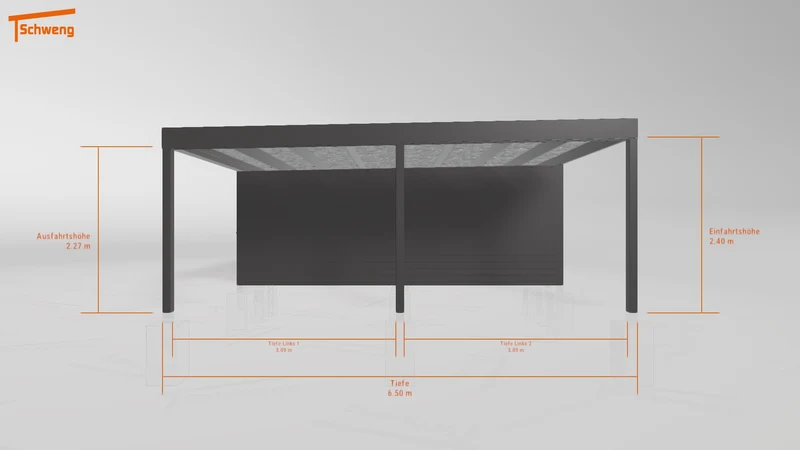 #DE Schweng Flachdachcarport C600 (ID jj84qb) #MTG
