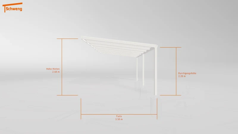 #DE Schweng Terrassenüberdachung S350 (ID x788md)