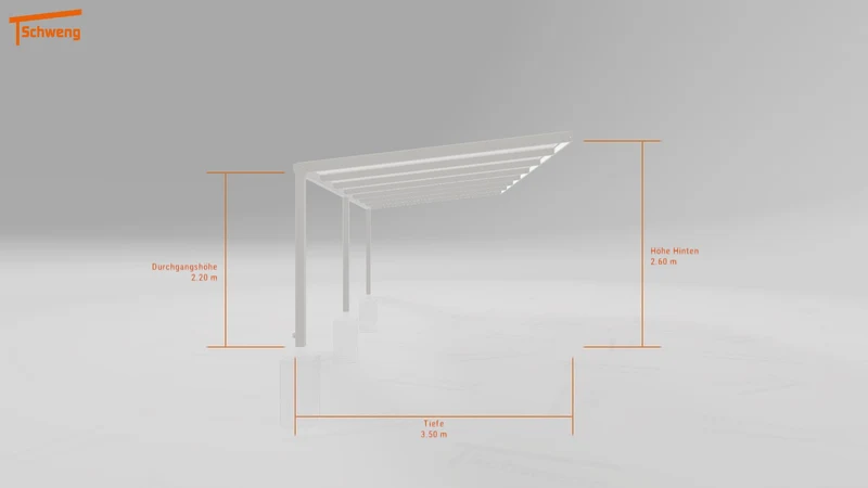 #DE Schweng Terrassenüberdachung S350 (ID x788md)