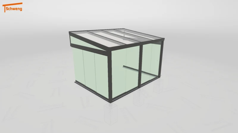#DE Schweng Terrassenüberdachung S400 (ID 77bb8p)