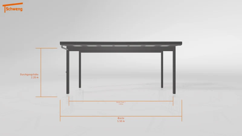 #DE Schweng Terrassenüberdachung S400 (ID rjnngm)