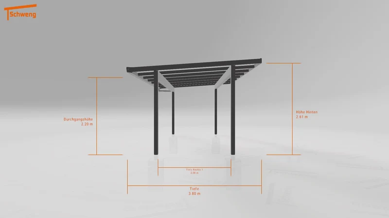 #DE Schweng Terrassenüberdachung S400 (ID rjnngm)
