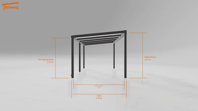 #DE Schweng Terrassenüberdachung S350 (ID 33jj5y)