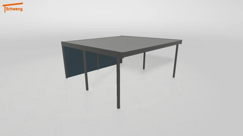 #DE Schweng Flachdachcarport C600 (ID rjnn8d) #MTG