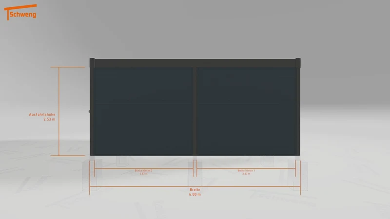 #DE Schweng Flachdachcarport C600 (ID rjnn8d) #MTG