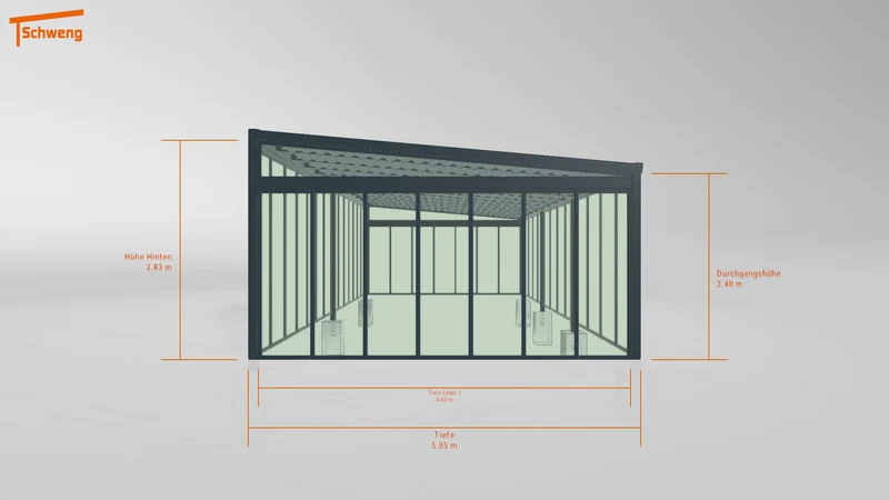 #DE Schweng Terrassenüberdachung S400 (ID zbww75)