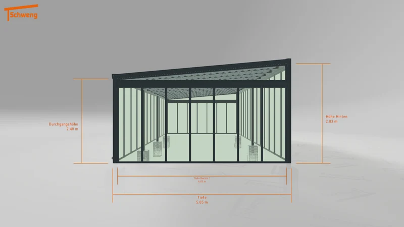 #DE Schweng Terrassenüberdachung S400 (ID zbww75)