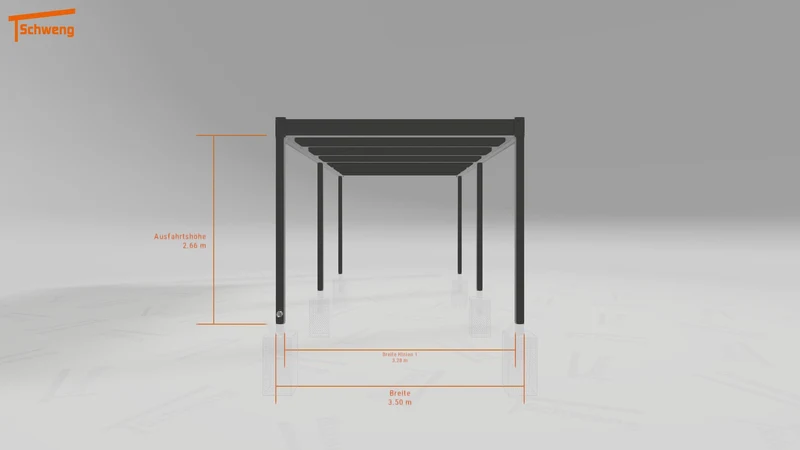 #AT Schweng Flachdachcarport C600 (ID ygjj5g)