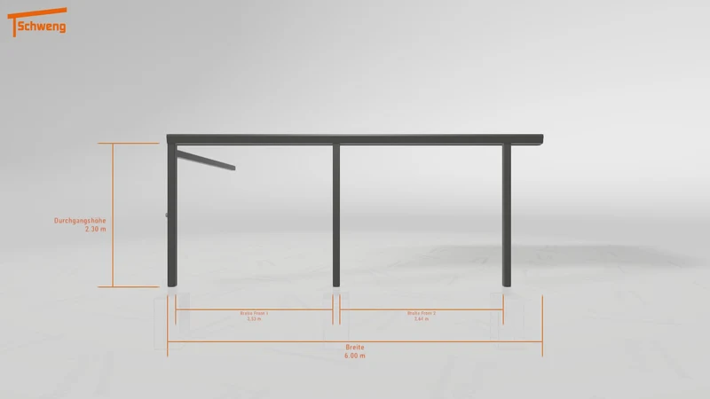#DE Schweng Pultdachcarport S400 (ID pbppq8) #MTG